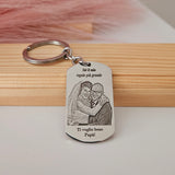 Portachiavi Papà "Dolci ricordi"