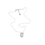 Collana Lettera Zirconata