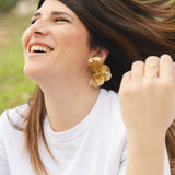 Orecchini Petalo dorato