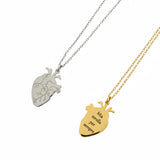 Collana Cuore anatomico