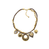 Collana Amuleto dorato